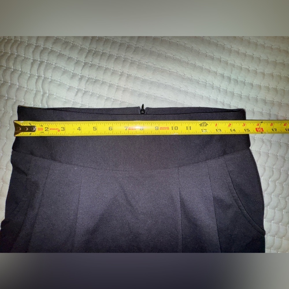 Grass Collection Womens Juniors Mini Skirt Black Size 7 VGUC - Picture 9 of 10